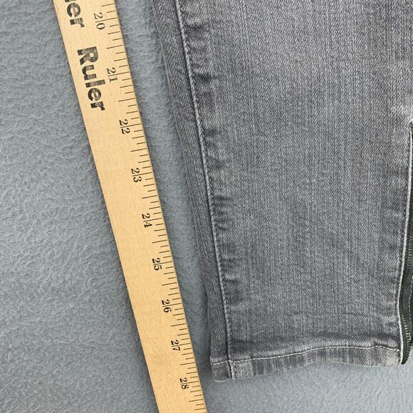 AG Adriano Goldshmied Jeans Size 27R Skinny Ankle Zip Gray Stretch 29X28 - Picture 7 of 16